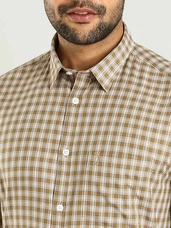 Men Checked Full Sleeve Cotton Shirt