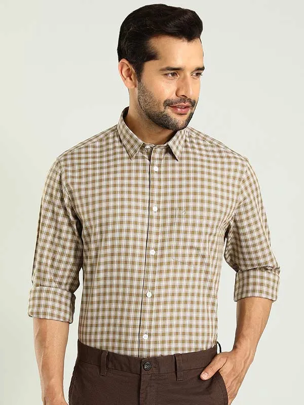 Men Checked Full Sleeve Cotton Shirt