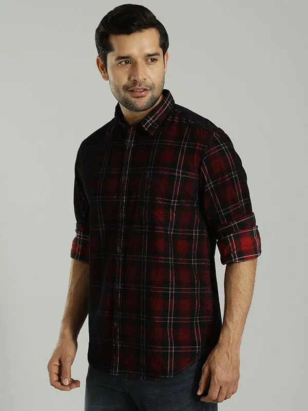 Men Checked Full Sleeve Cotton Shirt