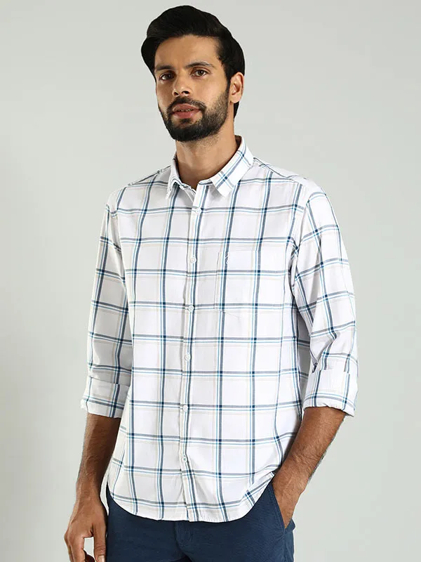 Men Checked Full Sleeve Cotton Shirt