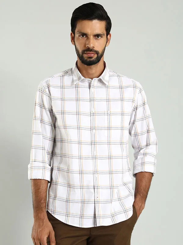 Men Checked Full Sleeve Cotton Shirt