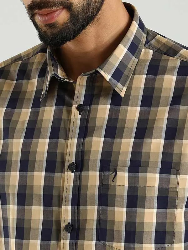 Men Checked Full Sleeve Cotton Shirt