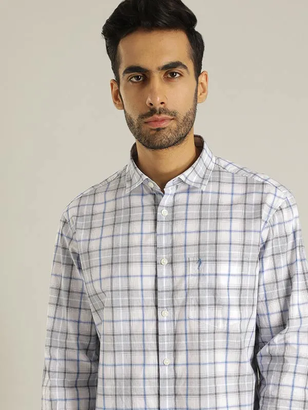 Men Checked Full Sleeve Cotton Shirt