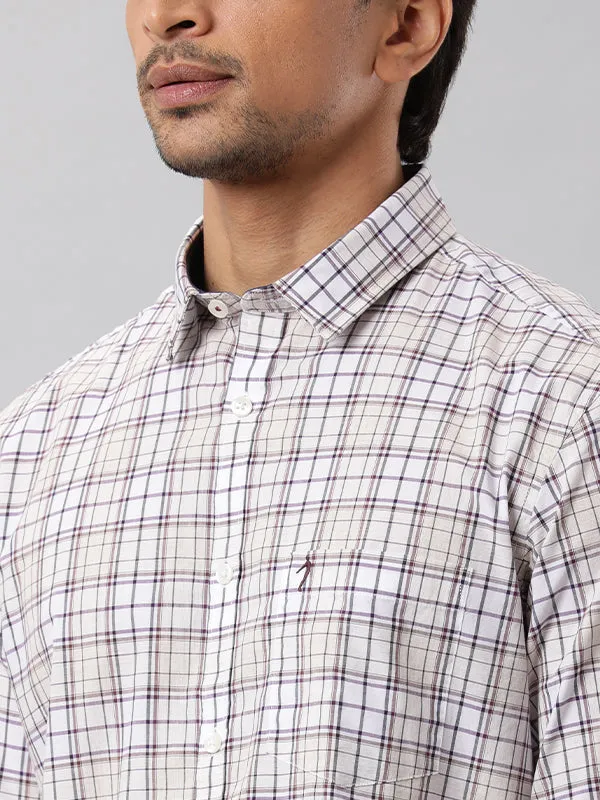 Men Checked Full Sleeve Cotton Shirt