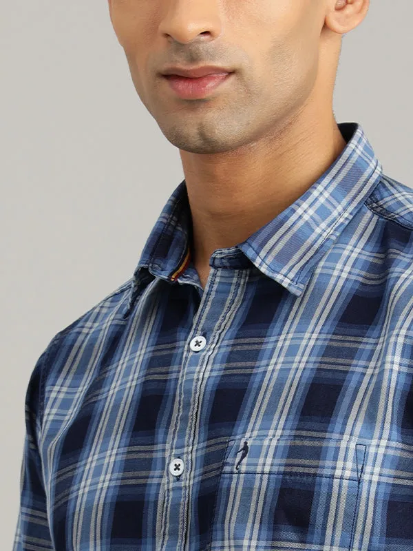 Men Checked Full Sleeve Cotton Shirt