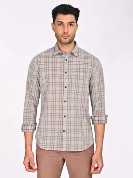 Men Checked Full Sleeve Cotton Shirt