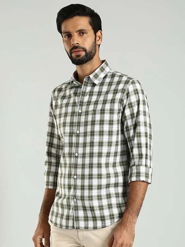 Men Checked Full Sleeve Cotton Shirt