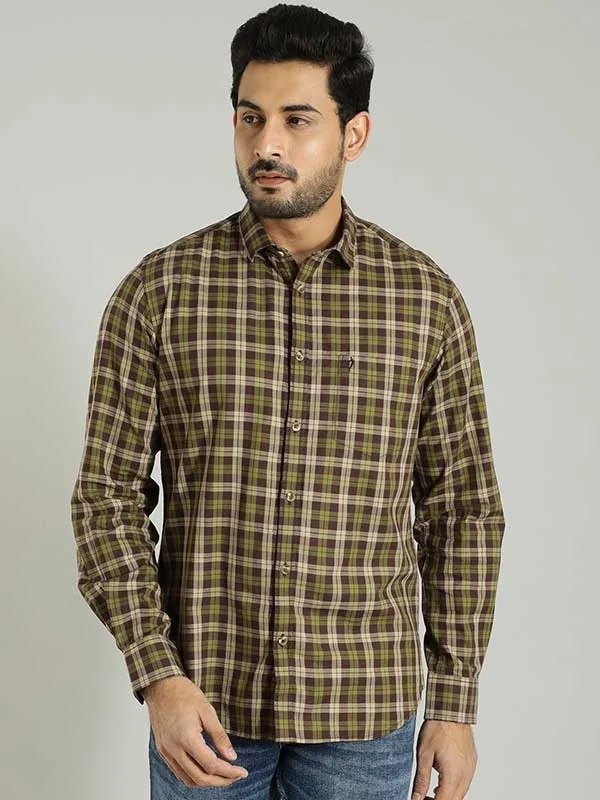 Men Checked Full Sleeve Cotton Shirt