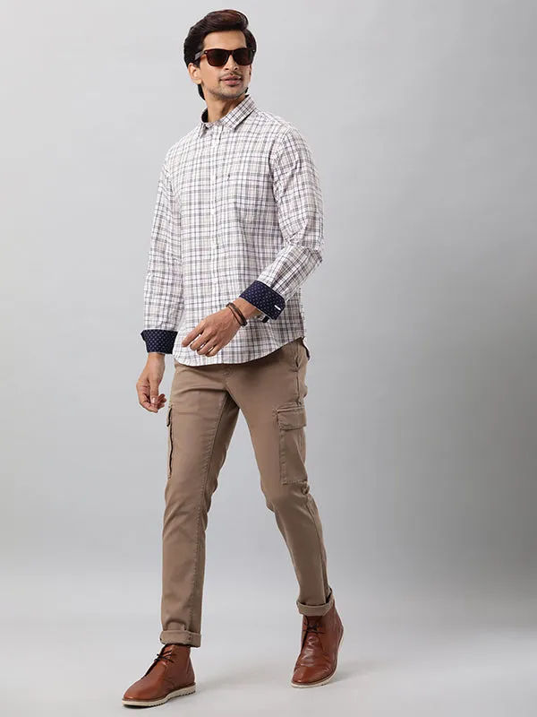 Men Checked Full Sleeve Cotton Shirt