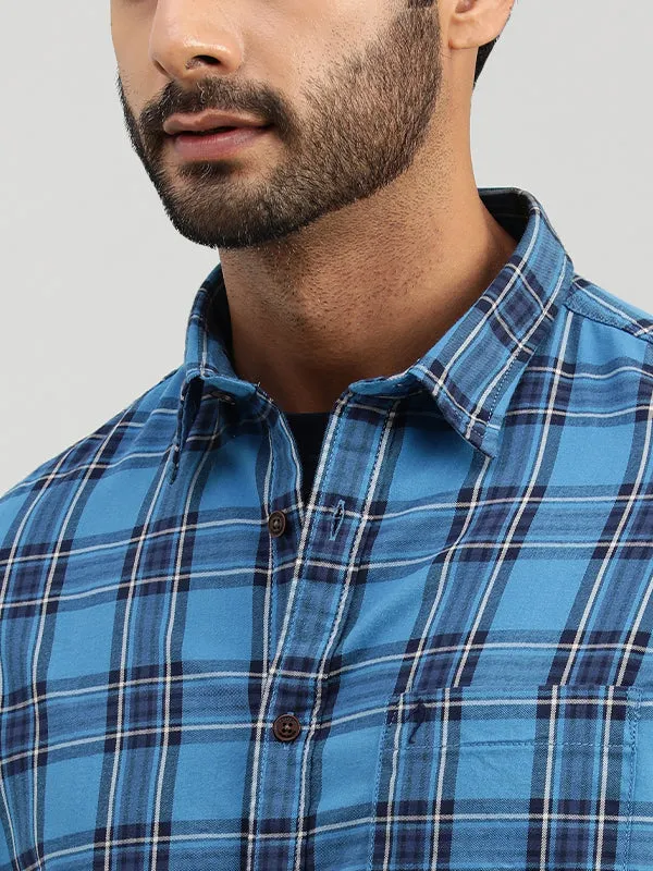 Men Checked Full Sleeve Cotton Shirt