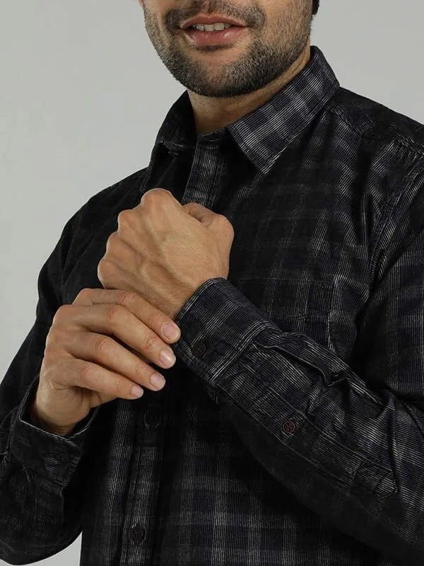 Men Checked Full Sleeve Cotton Shirt