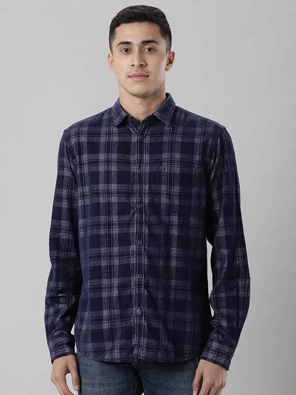 Men Checked Full Sleeve Cotton Shirt