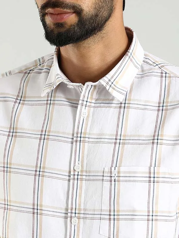 Men Checked Full Sleeve Cotton Shirt