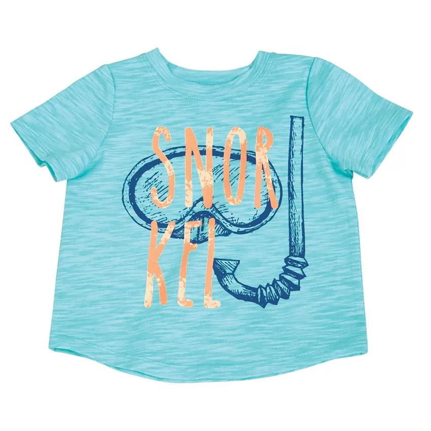 Mudpie Blue Snorkle Graphic Tee