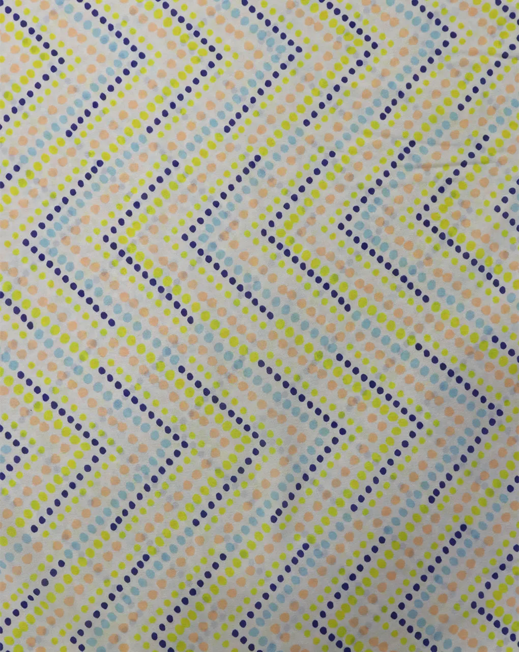 MULTICOLOR POLKA DOTS DESIGN DIGITAL PRINTED FABRIC