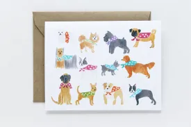 Polka-dot Dog Card