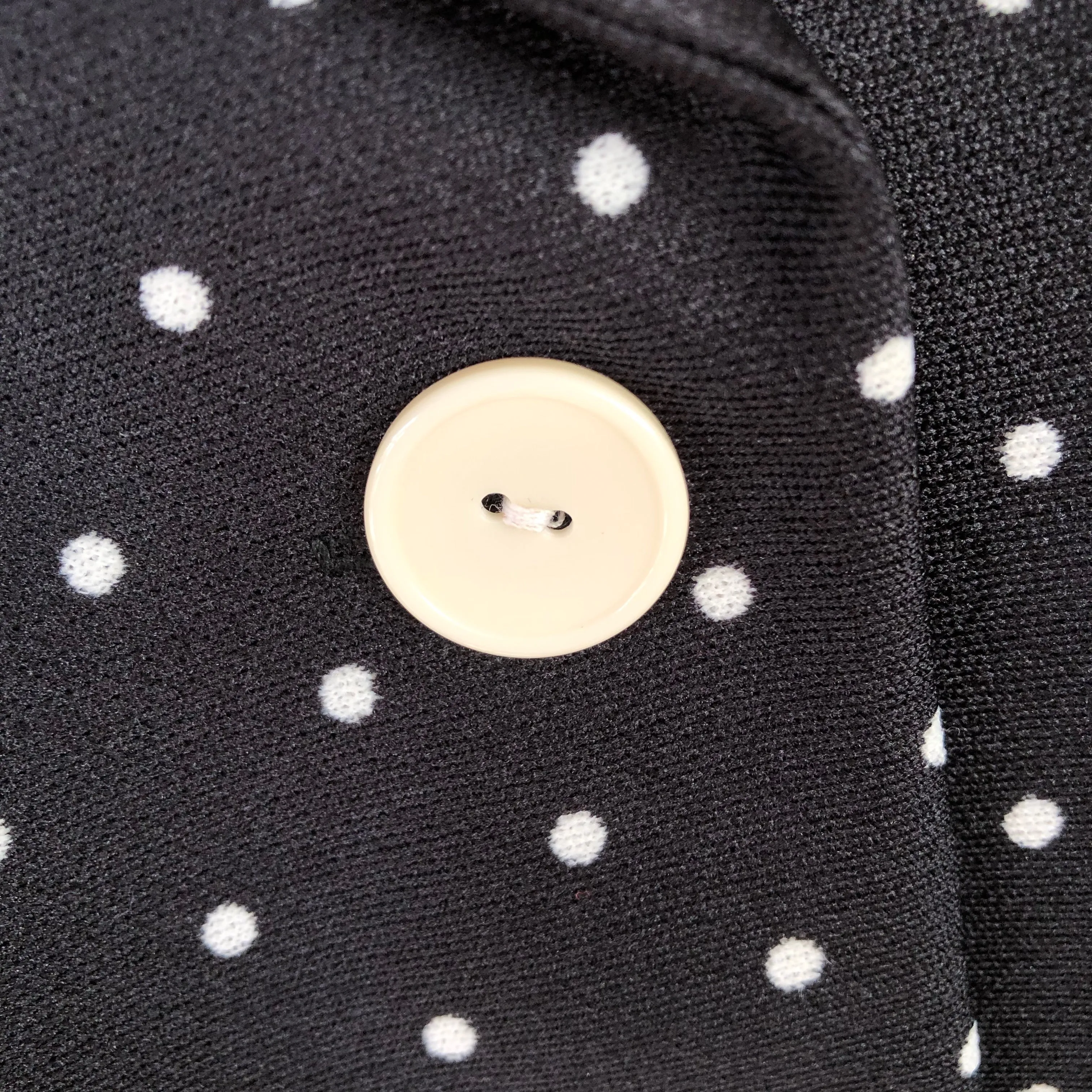 Polka Dot Poly 70s Shirt