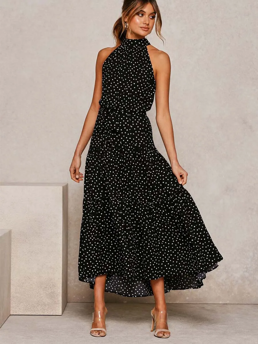 Polka Dot Print Dress