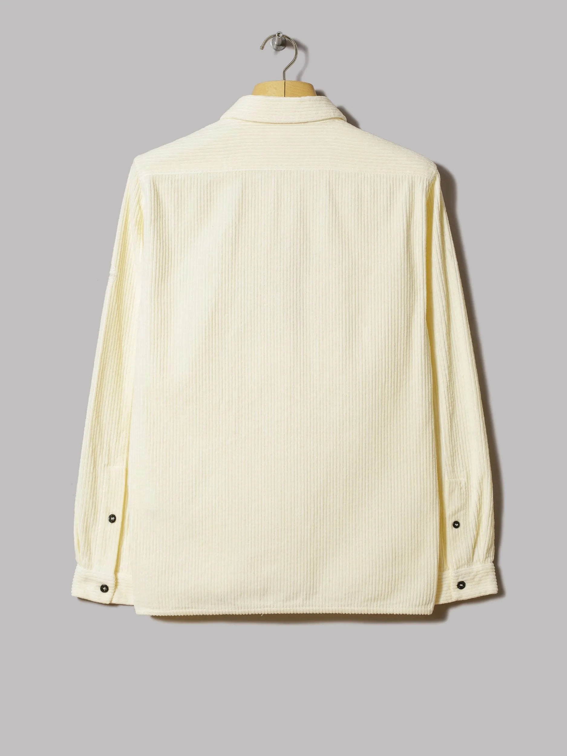 Stone Island Cotton Corduroy Garment Dyed Shirt (Burro)