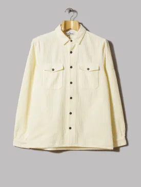 Stone Island Cotton Corduroy Garment Dyed Shirt (Burro)