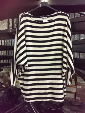 Striped Batwing Top