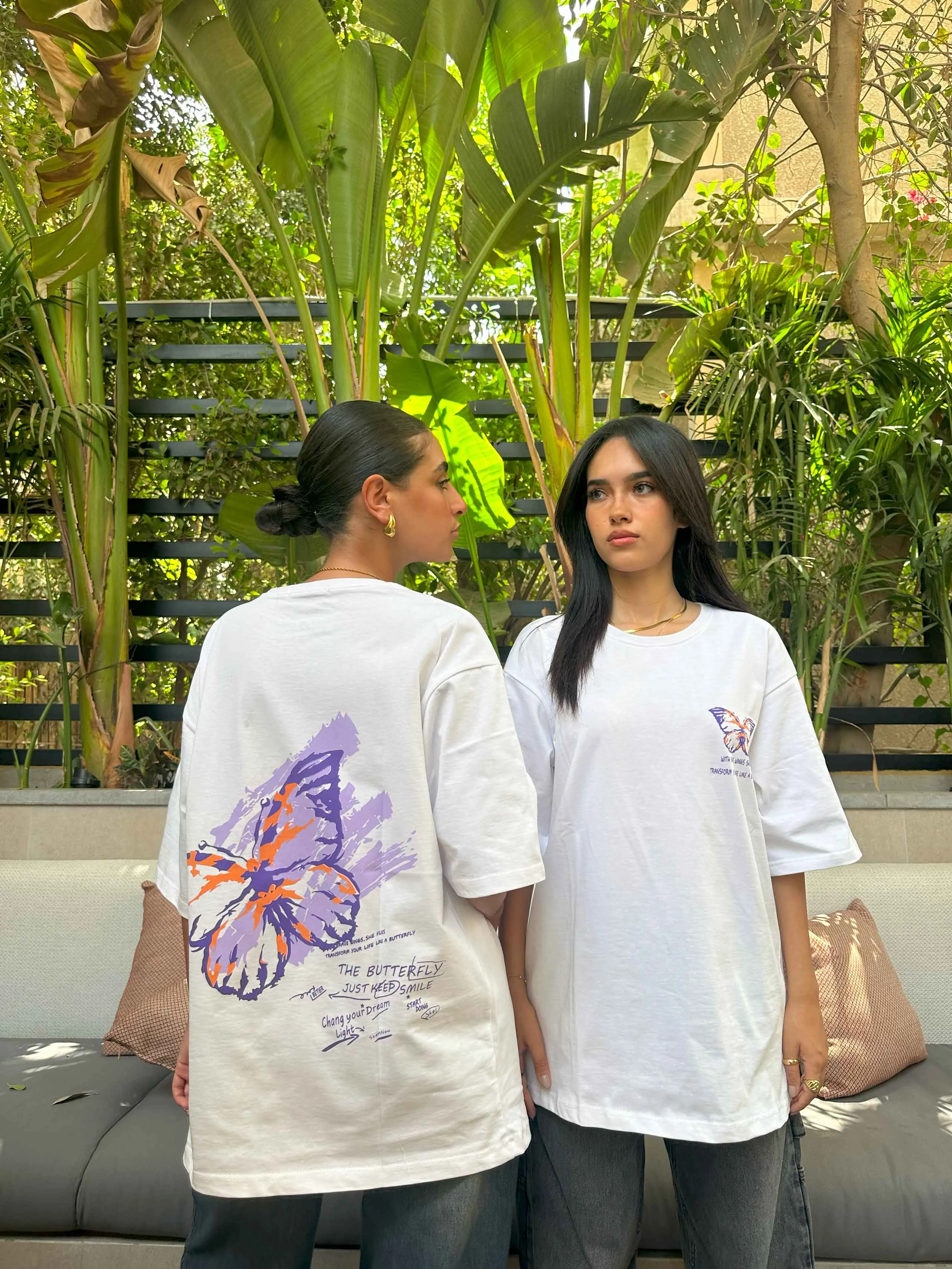 White Oversized Tee.