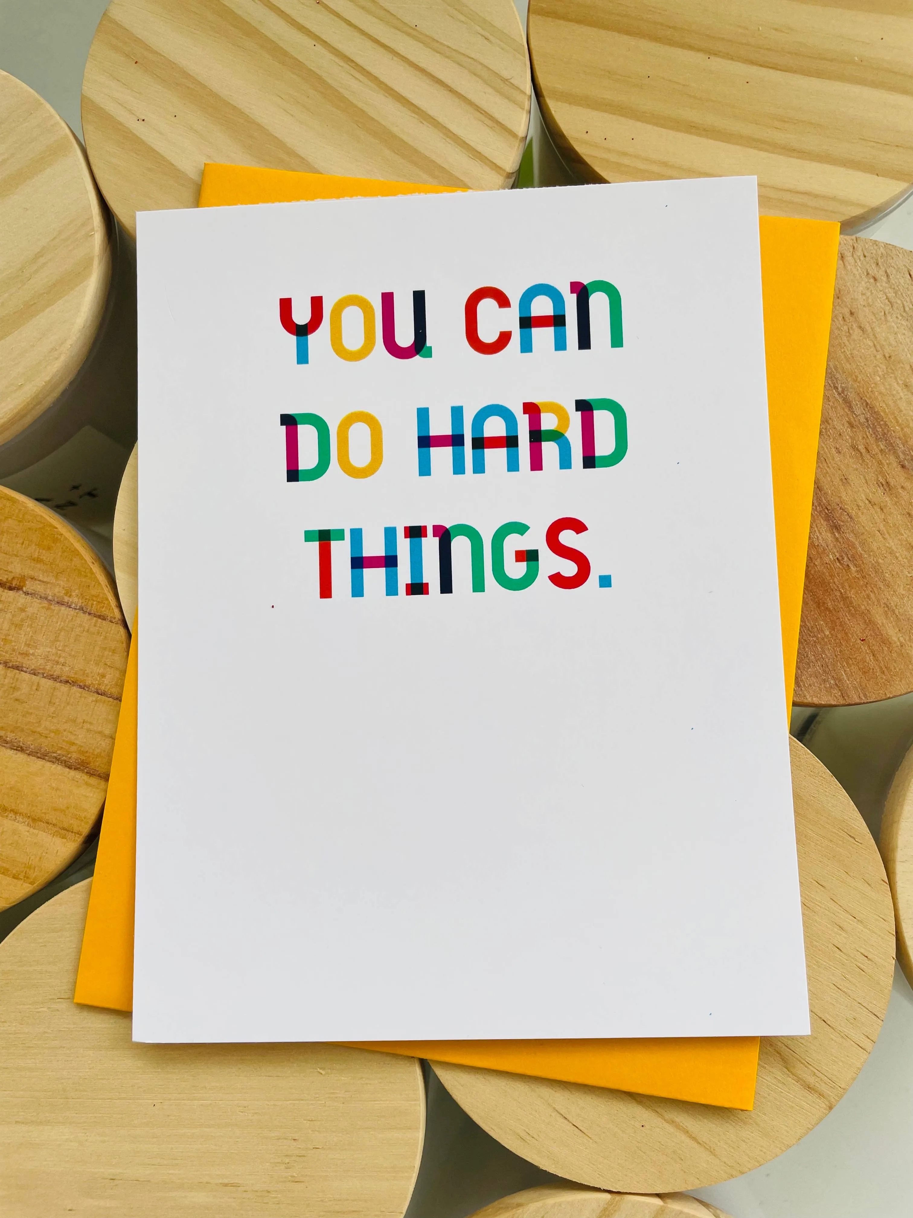 You Can Do Hard Things Greeting Card