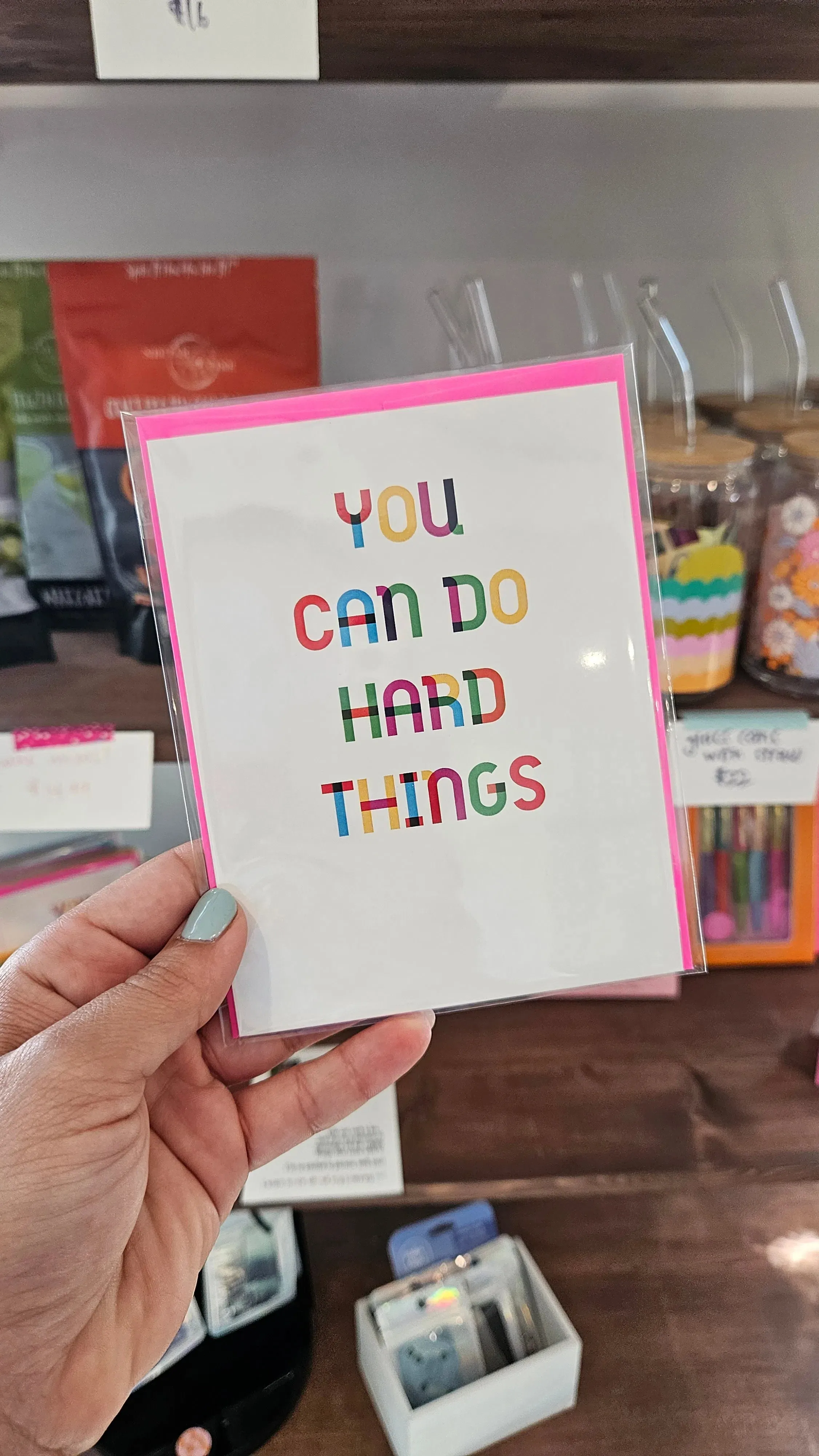 You Can Do Hard Things Greeting Card